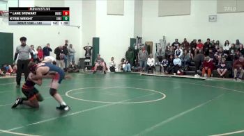 140 lbs Champ. Round 2 - Lane Stewart, Oak Mountain Middle School vs Kyrie Wright, Simmons Middle School