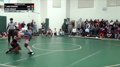 140 lbs Champ. Round 2 - Lane Stewart, Oak Mountain Middle School vs Kyrie Wright, Simmons Middle School