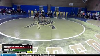 170lbs Cons. Round 7 - Jorgia McKim, Hermiston (Girls) vs Shawnnastasia Jackson, Davis (Girls)