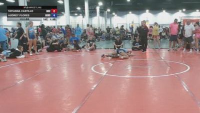110 lbs Rr Rnd 3 - Tatianna Castillo, MIREV - GK12E vs Audrey Flores, MGW Savage Sisters - GK12E