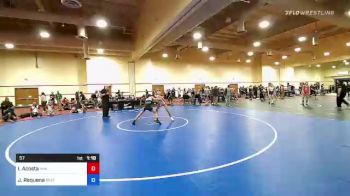 57 lbs Round Of 16 - Israel Acosta, Inland Northwest Wrestling Training Center vs Joshua Requena, Beat The Streets - Los Angeles