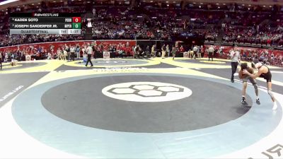 D1-144 lbs Quarterfinal - Joseph Sanderfer Jr., Mass. Perry vs Kaden Soto, Perrysburg