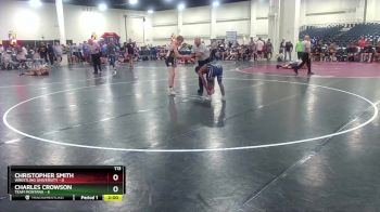 113 lbs Round 5 (6 Team) - Christopher Smith, Wrestling University vs Charles Crowson, Team Montana