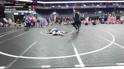 100 lbs Rr Rnd 1 - Isabella Hofmeister, Team North Stars vs Elise Slaten, Intensity