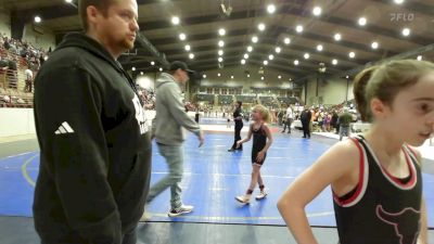 60-65 lbs Semifinal - Mackenzie McLeod, Bison Takedown Wrestling Club vs Lily Stokes, Tomahawk Wrestling Club