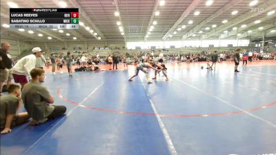 127 lbs Quarterfinal - Lucas Reeves, Revival Orange vs Sabatino Sciullo, Micky's Maniacs Blue