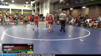 124 lbs Round 2 (6 Team) - Larissa Kaz, Wisconsin vs Eva Heise, Grand View