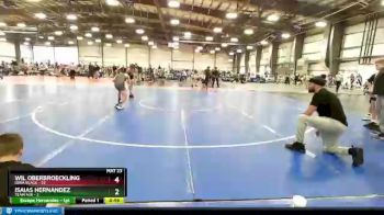 105 lbs Round 3 (6 Team) - Wil Oberbroeckling, Iowa Black vs Isaias Hernandez, Team NJB