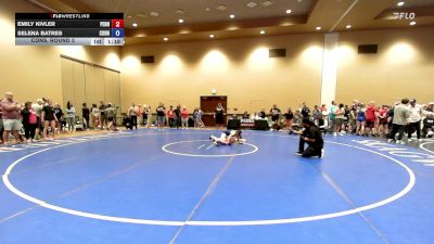 115 lbs Cons. Round 3 - Emily Kivler, Pennsylvania vs Selena Batres, Connecticut