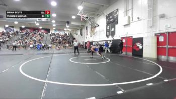 113 lbs Cons. Round 1 - Brian Ecute, Orange vs Thomas Macias, Rialto