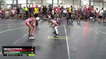 67 lbs Round 1 (6 Team) - Ryan Fuenffinger, Untouchables White vs Breckin Wittenburg, Team Iowa Blue