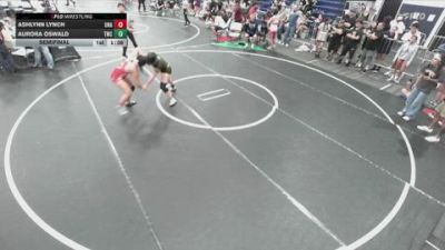 155 lbs Semifinal - Ashlynn Lynch, Unattached vs Aurora Oswald, Threshold Wrestling Club