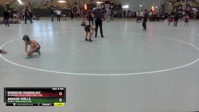 70 lbs Champ. Round 1 - Breken Wells, Rabbit Wrestling Club vs Emerson Rodriguez, Buckhorn Youth Wrestling Club