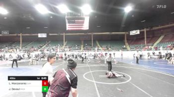 46 lbs Round Of 16 - Liam Manzanares, Capital City Jr WC vs Jaxon Devaul, Pack Em Out