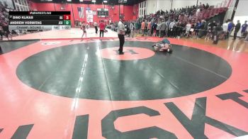 138 lbs Champ. Round 1 - Dino Klikas, BUFFALO GROVE vs Andrew Vormitag, Algonquin (JACOBS)