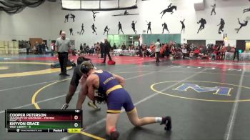 141 lbs Round 4 (10 Team) - Cooper Peterson, University Of Wisconsin - Stevens Point vs Khyvon Grace, West Liberty