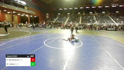 61 lbs Consi Of 8 #2 - Roman Skretkowicz, Teller Takedown vs Maverick Valdez, Black Fox Wrestling Academy