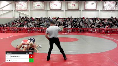 160 lbs Round Of 16 - Oto Albanese, Melrose vs Cole King, Tri-County