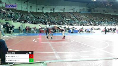 150 lbs Round Of 16 - Keybenzi Gallegos, Hilldale vs Aspen Atkinson, Perry Girls Wrestling Club