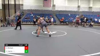 223 lbs Quarterfinal - Chance Harris, Fort Wayne Concordia Lutheran vs Ethan Michael, The Fort Hammers