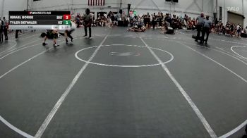 138 lbs Round 5 (6 Team) - Israel Borge, Team Shutt Garnett Trained vs Tyler Detwiler, Palm City Thundercats