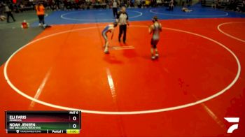 88 lbs Quarterfinal - Eli Faris, Minneota vs Noah Jensen, BBE (Belgrade/Brooten)