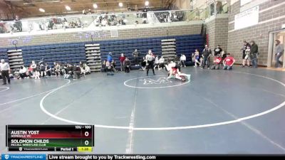 100 lbs Round 2 - Solomon Childs, McCall Wrestling Club vs Austin Yost, Homedale WC