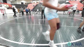 61 lbs 3rd Place - Aksel Davis, Tahlequah Wrestling Club vs Elijah Kroll, Raw Wrestling Club