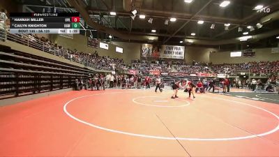 3A 125 lbs Semifinal - Cailyn Knighton, Ogden vs Hannah Miller, Grantsville