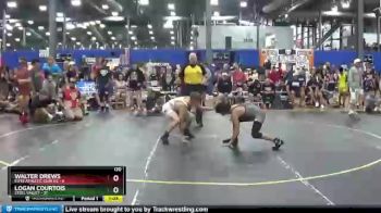 120 lbs Round 1 (6 Team) - Logan Courtois, Steel Valley vs Walter Drews, Elite Athletic Club DZ