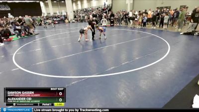 77 lbs Cons. Round 2 - Alexander Cid, Toss Em Up Wrestling Academy vs Dawson Gassen, Heartland Wrestling Academy