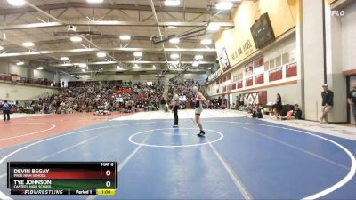 126 lbs Cons. Round 2 - Tye Johnson, Casteel High School vs Devin Begay, Page High School