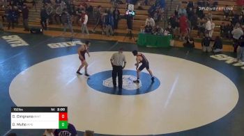 Semifinal - Domenic Cirignano, Brockton vs Donald Muho, Walpole