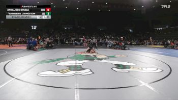 4A/3A/2A/1A Girls 130 Champ. Round 1 - Annaliese Steele, St. Helens Girls vs Emmeline Livingston, La Grande Girls