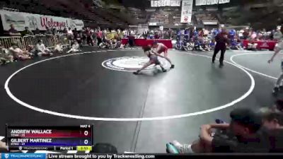 120 lbs Round 3 (16 Team) - Andrew Wallace, TCWA vs Gilbert Martinez, KTWA