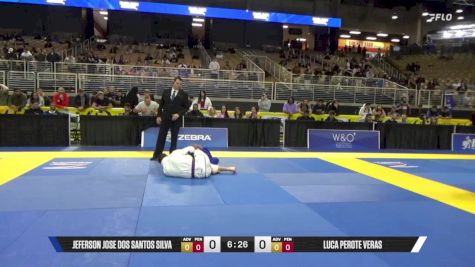 Luca Perote Veras vs Jeferson Jose Dos Santos Silva 2025 Pan Jiu Jitsu IBJJF Championship