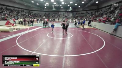 285 lbs Cons. Semi - Chase Harmon, South Spencer vs Bryce Minks, Boonville