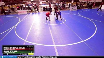 250 lbs Semifinal - Ziggie Utumapu, Trifecta Wrestling vs Andre Sandoval Espana, Red Wave Wrestling