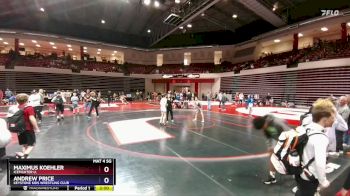 113 lbs Quarterfinal - Andrew Price, Keystone Kids Wrestling Club vs Maximus Koehler, IceFighter U.