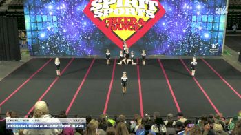 Hession Cheer Academy - Pink Blaze [2026 L1 Mini - D2 Day 2] 2026 Spirit Sports Indianapolis Nationals