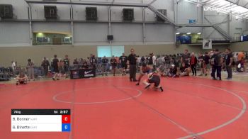 74 kg Consi Of 16 #2 - Brett Donner, NJRTC vs Gabriel Dinette, Stanford - California RTC