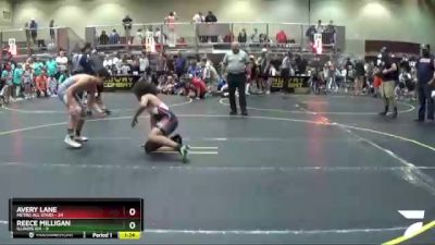 130 lbs Round 3 (6 Team) - Reece Milligan, Illinois KIA vs Avery Lane, Metro All Stars