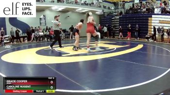 155 lbs. Cons. Round 4 - Gracie Cooper, Bixby vs Caroline Nugent, Kirksville