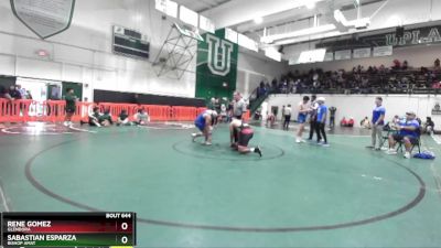 190 lbs Cons. Round 3 - Rene Gomez, Glendora vs Sabastian Esparza, Bishop Amat