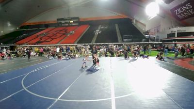 53-56 lbs Champ. Round 2 - Logan Radmall, Utah vs Aiden Bensching, Washington