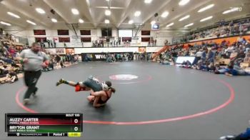 105 lbs Quarterfinal - Auzzy Carter, Powell Middle School vs Bryton Grant, Cody Middle School