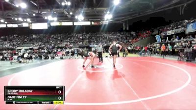 3A 220 lbs Cons. Round 3 - Brody Holaday, Fruitland vs Gabe Finley, Buhl