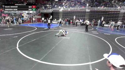 54 lbs Consolation - Isaac Graham, Natrona Colts vs Emersen Seim, Douglas WC