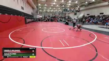 113 Boys Champ. Round 1 - Isaiah Flores, Wheatridge vs Angelo Melendez, Mountain Range High School