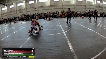 106 lbs Round 3 (6 Team) - Nico Emili, Garnett Trained TS vs Vince Von Bernewitz, Great Bridge